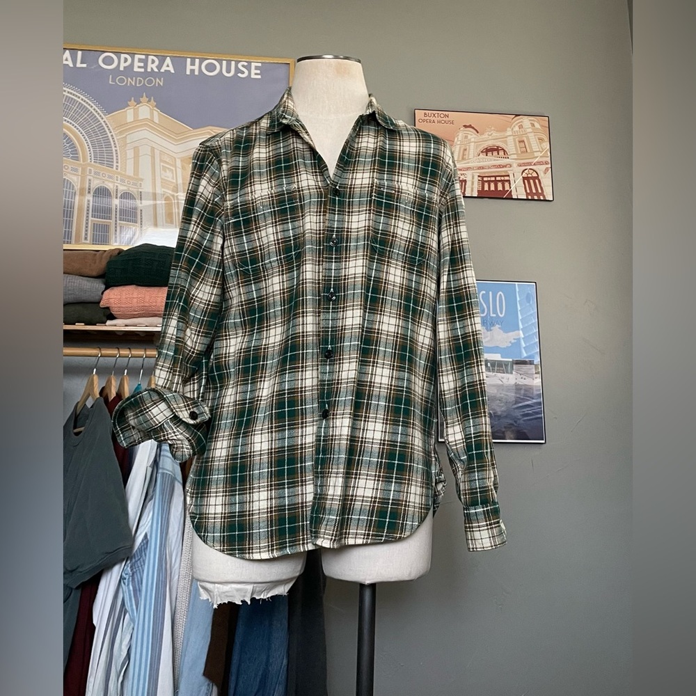 J. Crew Heavy Plaid Shirt